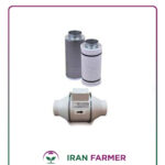 فیلتر کربن 100 سانتی دهانه 20 به همراه فن بین کانالی دمنده