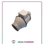 فیلتر کربن 35 سانتی دهانه 15 به همراه فن بین کانالی دمنده